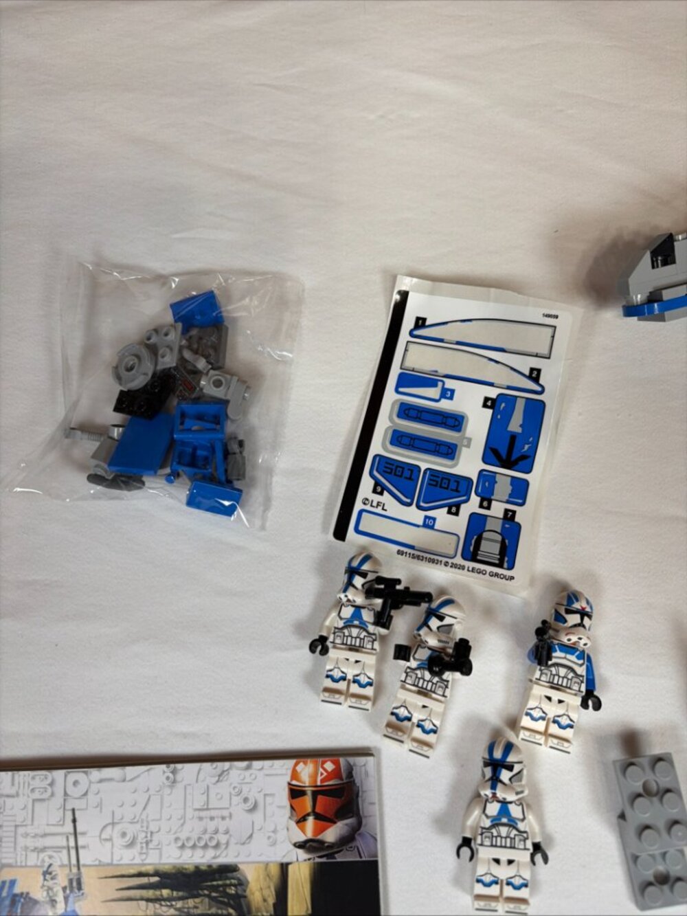 Lego 75280 501st Legion Clone Troopers Incomplete Legos - Picture 3 of 6
